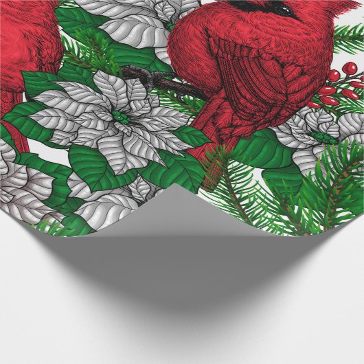 KARDINAL 2 GESCHENKPAPIER (Ecke)