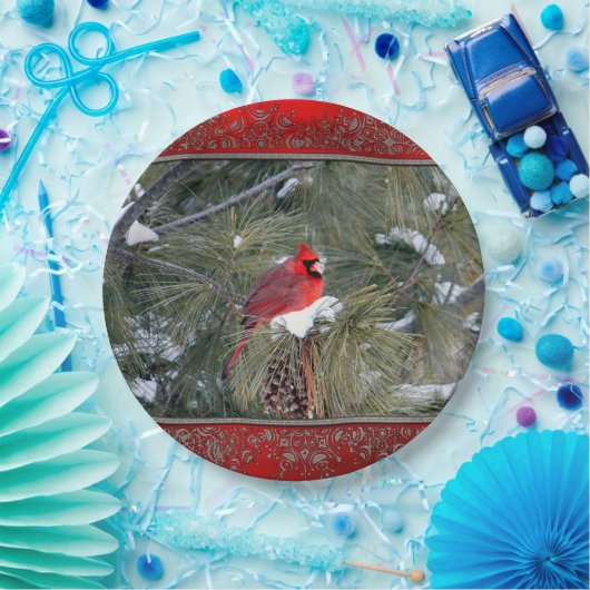 Kardinal 3097 Papierplatte Pappteller (Party)