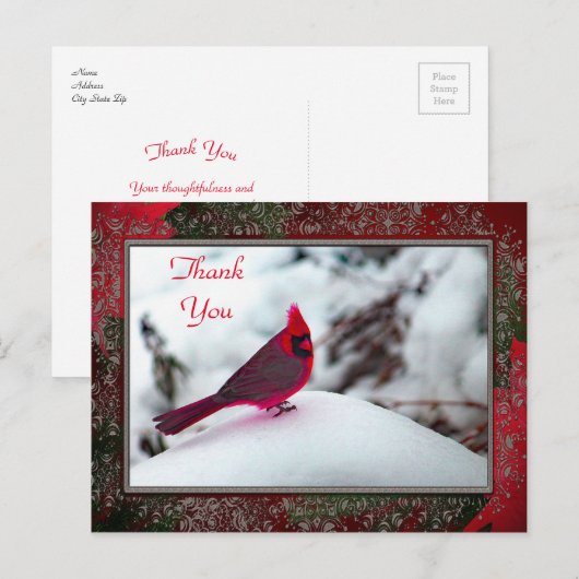 Kardinal 6241 Frame TY Postkarte (Vorne/Hinten)