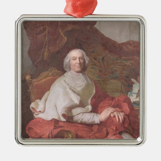 Kardinal Andre Hercule de Fleury Ornament Aus Metall (Vorne)