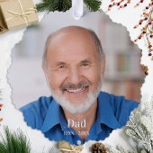 Kardinal Angels Erinnerung an Personalisiertes Fot Ornament Karte