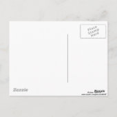 Kardinal auf einem Dach Postkarte (Rückseite)