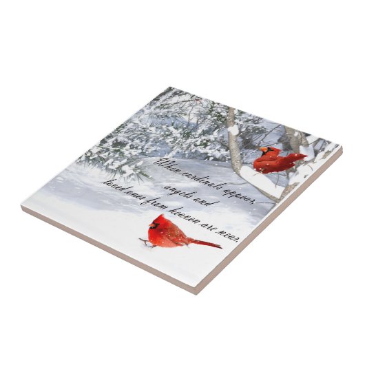 Kardinal aus dem Himmel Fliese (Seite)