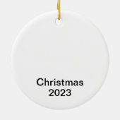 Kardinal aus dem Himmel. Keramik-Ornament Keramik Ornament (Hinten)