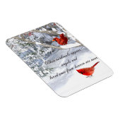 Kardinal aus dem Himmel Magnet (Rechte Seite)