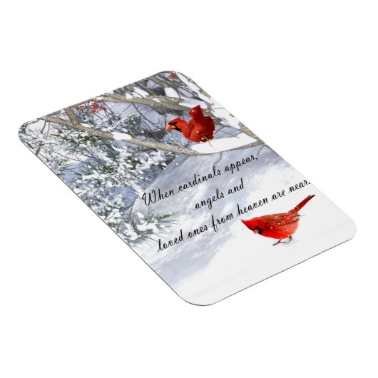 Kardinal aus dem Himmel Magnet (Rechte Seite)