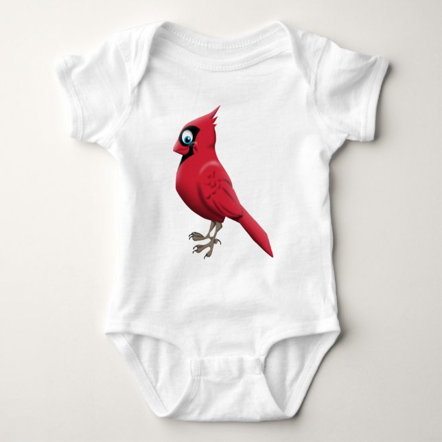 KARDINAL BABY STRAMPLER (Vorderseite)