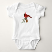 Kardinal Baby Strampler (Vorderseite)