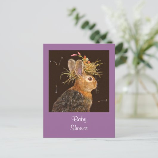 Kardinal Babydusche Postkarte (Stehend Vorderseite)