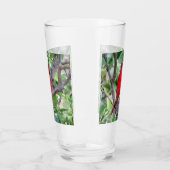 Kardinal - Backyard Bird Series - Shaker Glass Glas (Links)