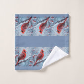 Kardinal Bad Handtuch Set, Badhandtuch Set (Waschlappen)