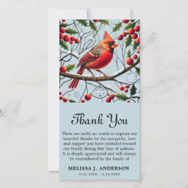 Kardinal-BeerdigungsGedenkfeier Beileid Danke Kart