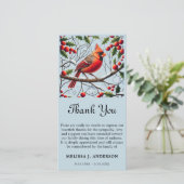 Kardinal-BeerdigungsGedenkfeier Beileid Danke Kart (Stehend Vorderseite)