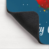 Kardinal Bird Christmas Light Cocktail Kardinal Mousepad (Ecke)