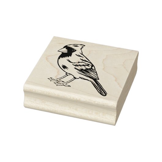 Kardinal Bird Gummistempel (Stempel)