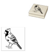 Kardinal Bird Gummistempel (Stempel)