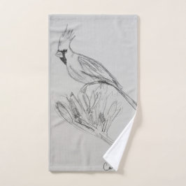 Kardinal Bird Handtuch