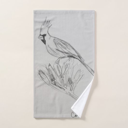 Kardinal Bird Handtuch (Handtuch)