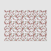 Kardinal Bird in Weihnachtsmannmütze mit Seidenpapier (Vorderseite)