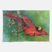 Kardinal Bird Kitchtuch Geschirrtuch (Horizontal)