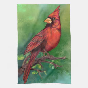 Kardinal Bird Kitchtuch Geschirrtuch
