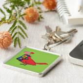 Kardinal Bird Liebe Paarung von Anrufen Schlüsselanhänger (Seite)