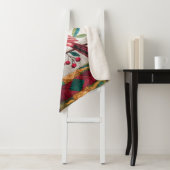 Kardinal Bird Quilt, Fleece Blanket - Vibranred Sherpadecke (Beispiel)