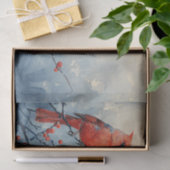 Kardinal Bird Red Berries Entdeckungsreise Seidenpapier (Geschenk)