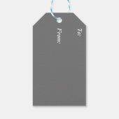 Kardinal Bird Scarf & Hat zu Weihnachten Geschenkanhänger (Rückseite)