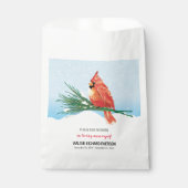 Kardinal Bird Seed Packet Beerdigung Memorial Geschenktütchen (Vorderseite)