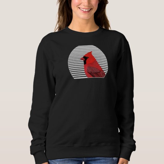 Kardinal Bird Vogelbeobachter Bird Birdwatcher Ani Sweatshirt (Vorderseite)