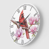 Kardinal-Bird-Wall-Uhr Große Wanduhr (Winkel)