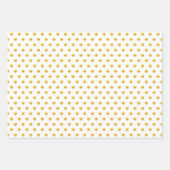 Kardinal Birds, Peony Blume & Golden Polka Dots Geschenkpapier Set (Vorderseite 3)