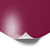 Kardinal Burgundy Red Solid Trend Farbe Hintergrun Fotodruck (Ecke)