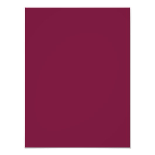 Kardinal Burgundy Red Solid Trend Farbe Hintergrun Fotodruck (Vorne)