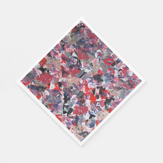 Kardinal Confetti Party Napkins Serviette (Ecke)