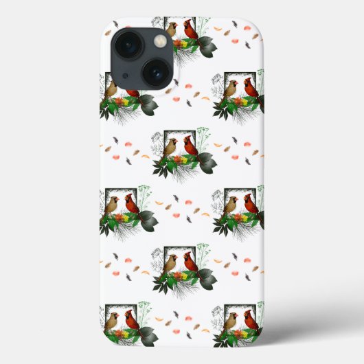 Kardinal Corner iPad Case (Farbe auswählen) (Rückseite)