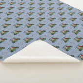 Kardinal Corner Sherpa Blanket (Light Blue) Sherpadecke (3/4)