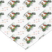 Kardinal Corner Tablecloth (Farbe auswählen) Tischdecke (Schrägansicht)