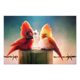 Kardinal Couple - Eric Proctor Fotodruck