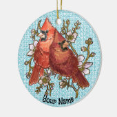 Kardinal Couple Ornament (Links)