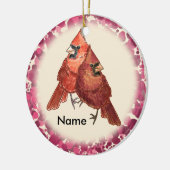 Kardinal Couple Ornament (Links)