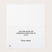 Kardinal Couple Weihnachtskarte (Innenseite Aufgefaltet)