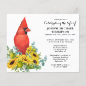 Kardinal des Haushalts zur Einladung zum Leben (Vorderseite)