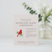 KARDINAL des HAUSHALTSPLANS - Begehung des Lebens (Stehend Vorderseite)