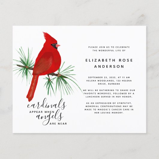 KARDINAL des HAUSHALTSPLANS - Begehung des Lebens (Vorderseite)