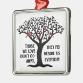 Kardinal/die, die wir Liebe nicht weggehen Ornament Aus Metall (Links)