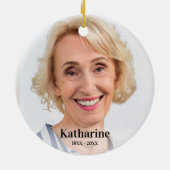 Kardinal Erinnerung Himmelsgedicht Foto Gedenkstät Keramik Ornament (Hinten)