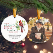 Kardinal Erinnerung Memorial Keepake Foto Keramik Ornament