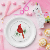 Kardinal Erinnerung Tribut Pappteller (Party)